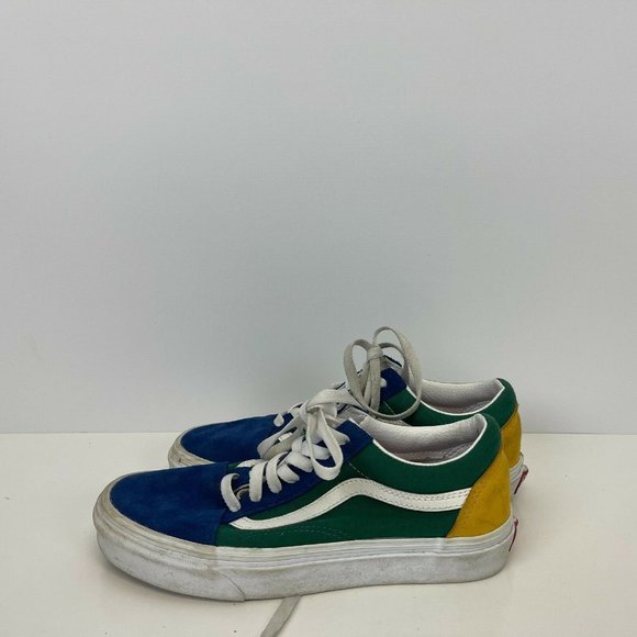Vans Shoes - Vans Old Skool Low Skateboarding Shoes Multi Color Mens 6 Womens 7.5